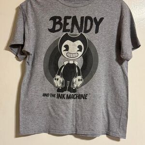 Bendy and the Ink Machine Kid's Grey T-shirt size L (12)